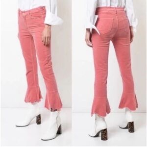 Mother The Cha Cha Chew Pink Corduroy Pants Size 28